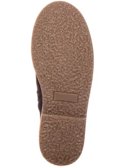 Leren chelseaboots donkerblauw
