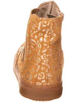 Leren chelseaboots lichtbruin
