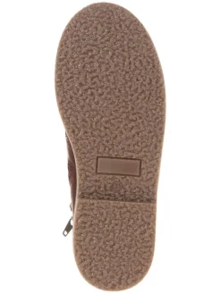 Leren chelseaboots rood