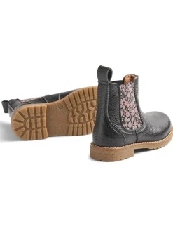 Leren chelseaboots zwart