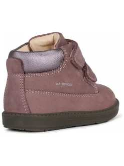 Leren enkelboots "Hynde" lichtroze