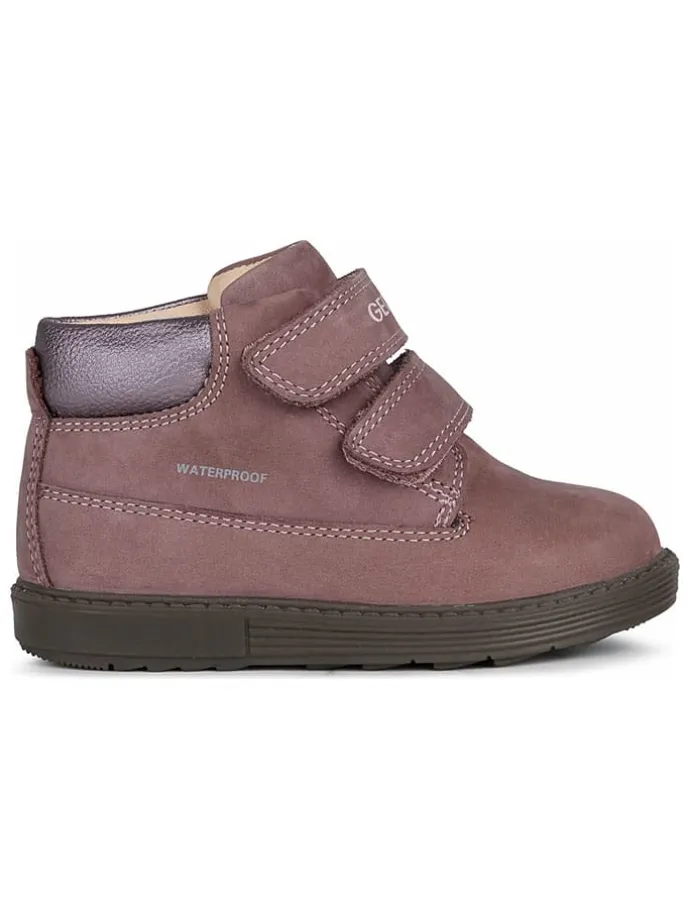 Leren enkelboots "Hynde" lichtroze