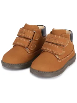 Leren enkelboots "Hynde" lichtbruin