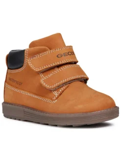 Leren enkelboots "Hynde" lichtbruin