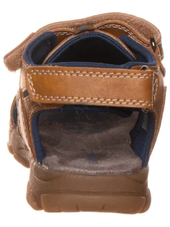 Leren enkelsandalen 