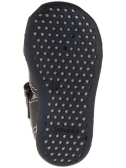 Leren enkelsandalen donkerblauw