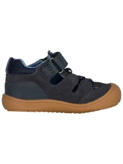 Leren enkelsandalen 