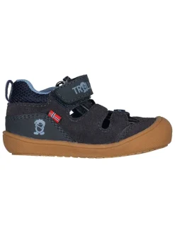 Leren enkelsandalen 