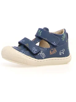 Leren enkelsandalen 