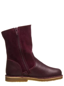 Leren laarzen bordeaux