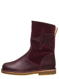 Leren laarzen bordeaux