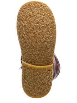 Leren laarzen bordeaux