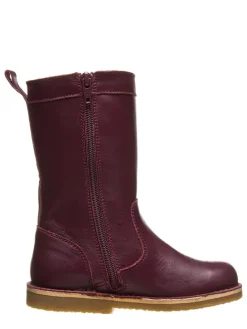 Leren laarzen bordeaux