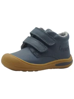 Leren loopleerschoenen blauw