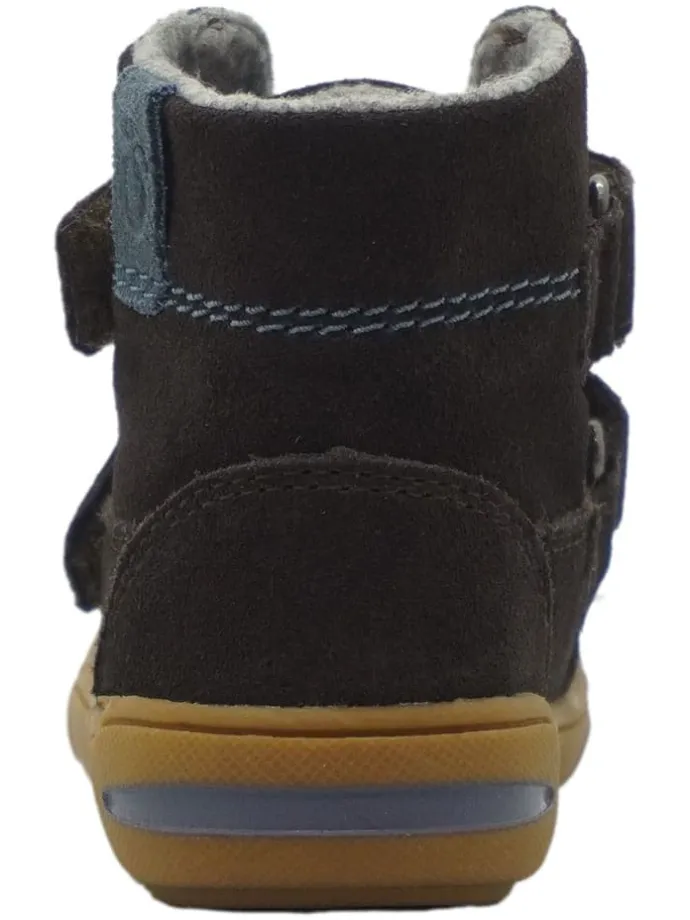 Leren loopleerschoenen bruin