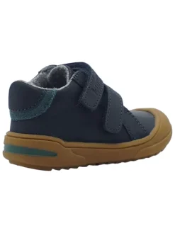 Leren loopleerschoenen donkerblauw