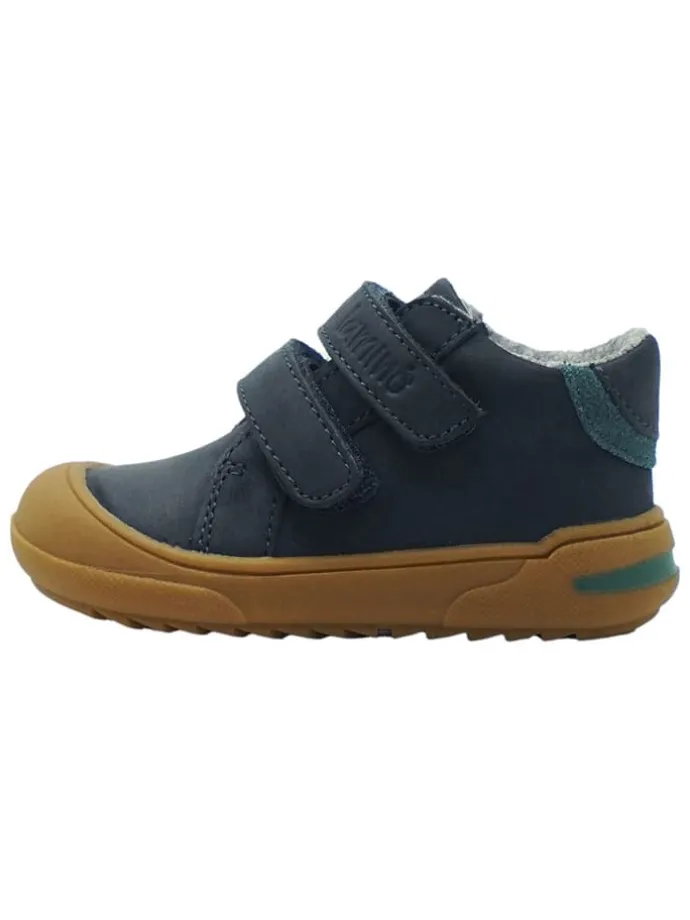 Leren loopleerschoenen donkerblauw