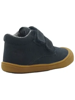 Leren loopleerschoenen donkerblauw