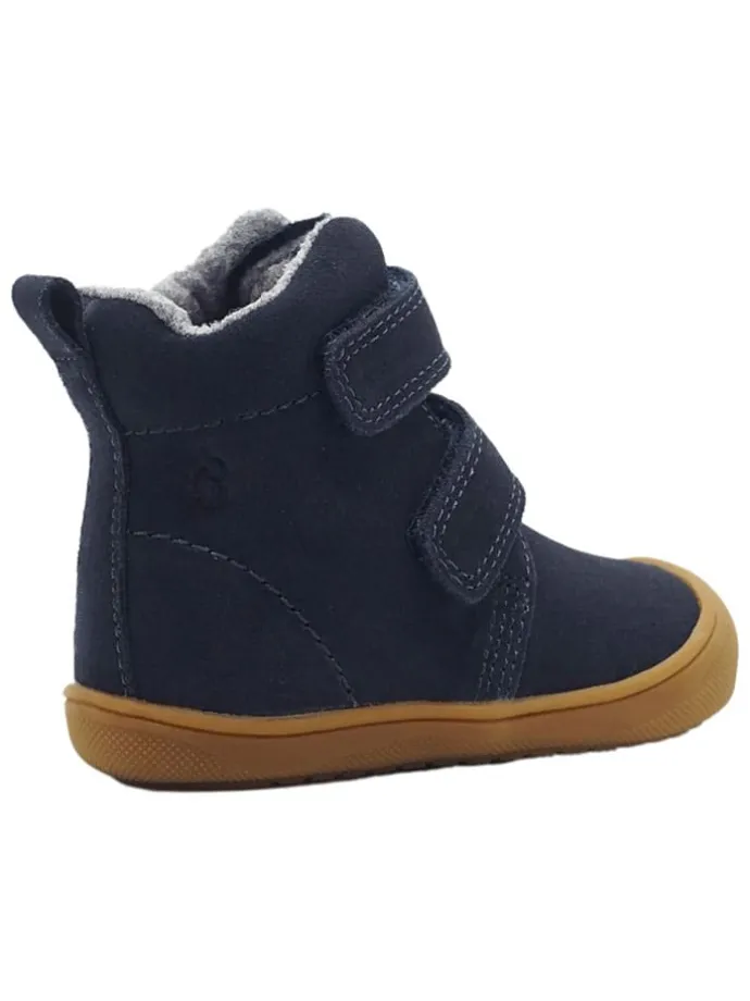 Leren loopleerschoenen donkerblauw
