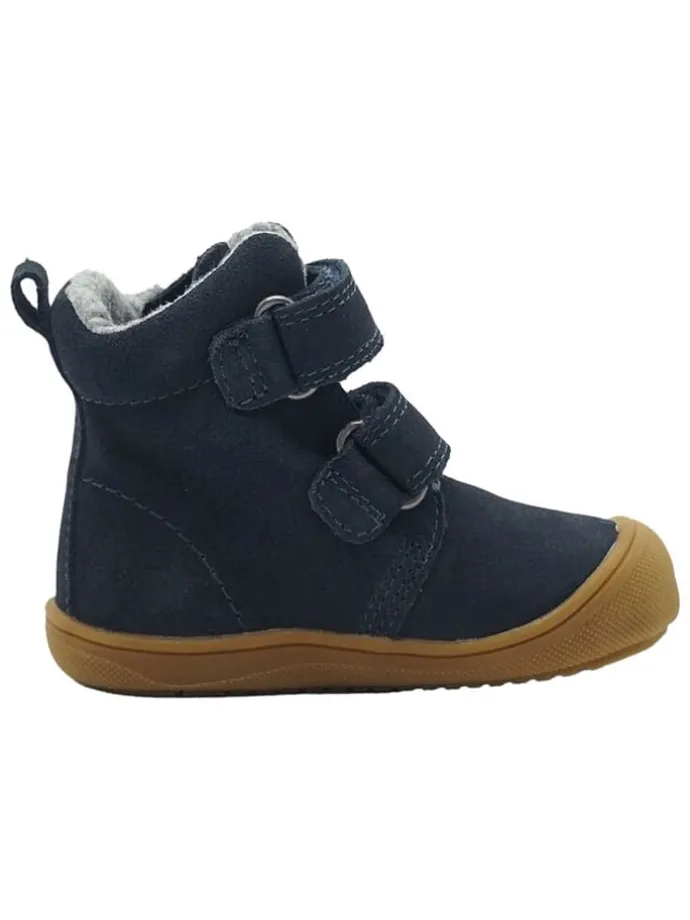 Leren loopleerschoenen donkerblauw