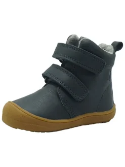 Leren loopleerschoenen donkerblauw