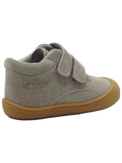 Leren loopleerschoenen grijs