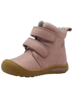 Leren loopleerschoenen lichtroze