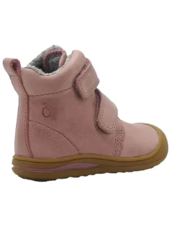 Leren loopleerschoenen lichtroze