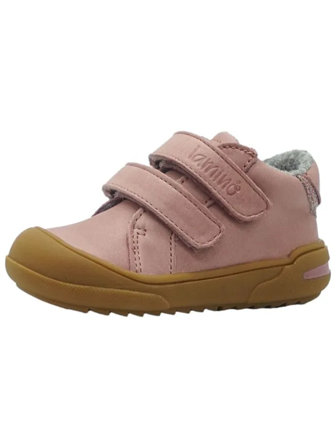 Leren loopleerschoenen lichtroze