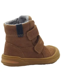 Leren loopleerschoenen lichtbruin