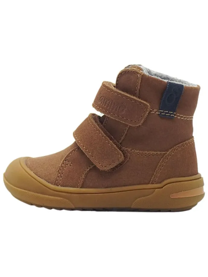 Leren loopleerschoenen lichtbruin