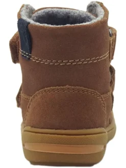 Leren loopleerschoenen lichtbruin