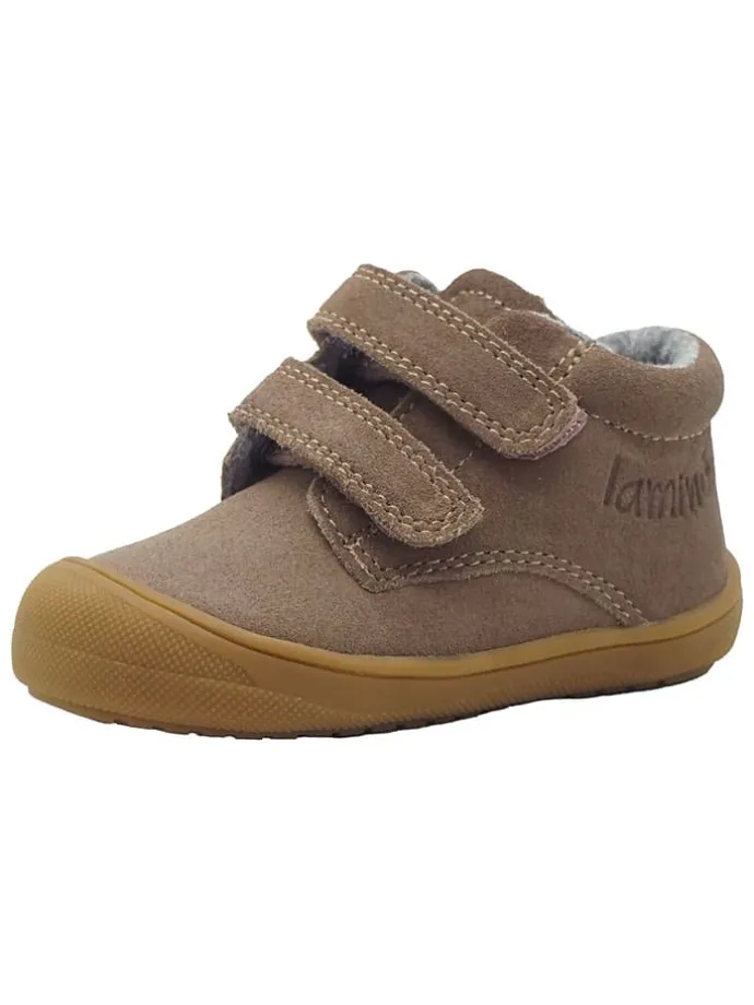 Leren loopleerschoenen paars