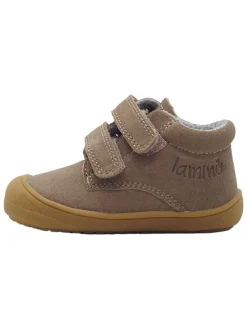 Leren loopleerschoenen paars