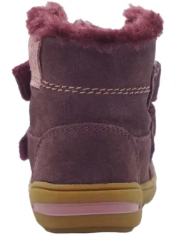 Leren loopleerschoenen paars