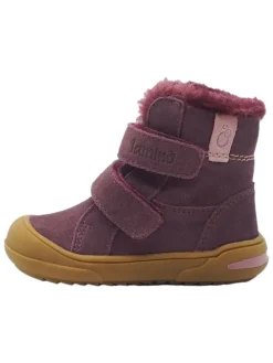 Leren loopleerschoenen paars