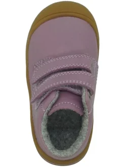 Leren loopleerschoenen paars