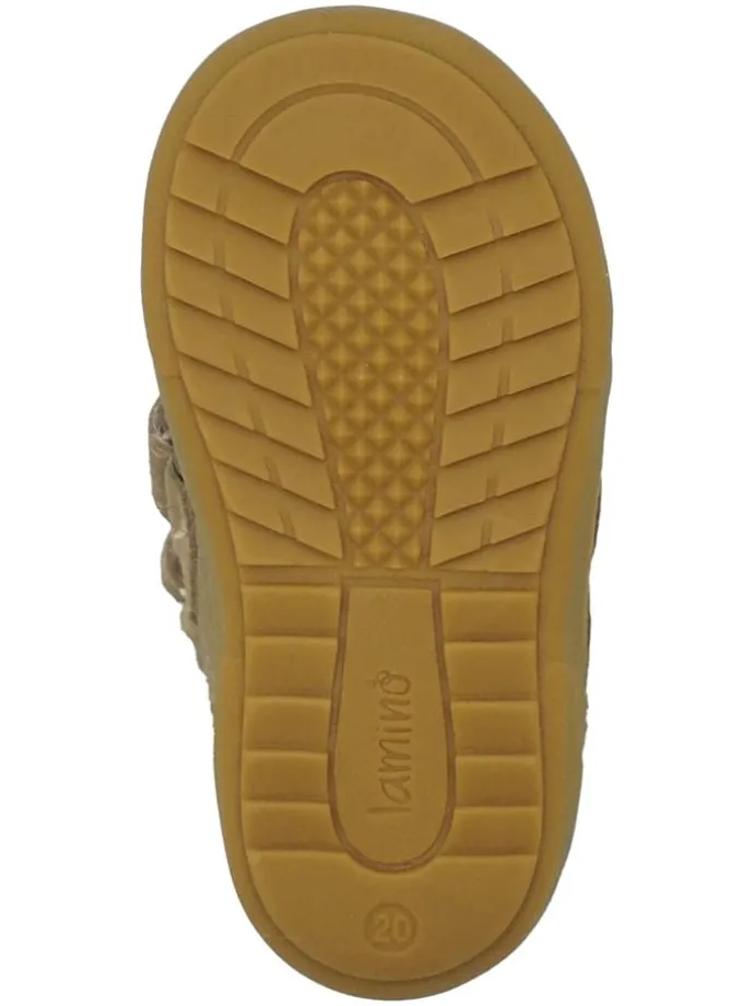 Leren loopleerschoenen paars