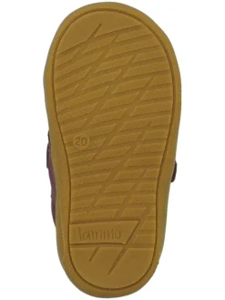 Leren loopleerschoenen rood