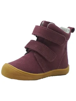 Leren loopleerschoenen rood