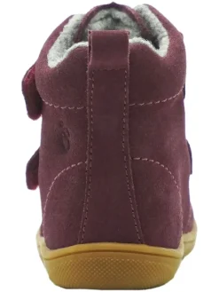 Leren loopleerschoenen rood