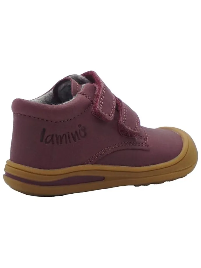 Leren loopleerschoenen rood