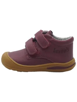 Leren loopleerschoenen rood