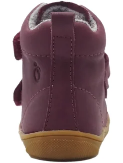 Leren loopleerschoenen rood
