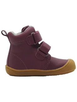 Leren loopleerschoenen rood
