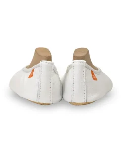 Leren pantoffels "Pro" wit