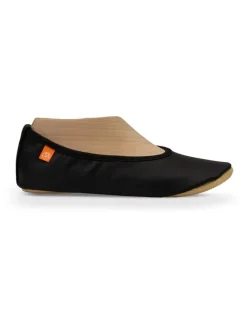Leren pantoffels "Pro" zwart