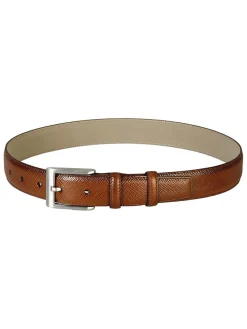 Leren riem lichtbruin