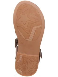 Leren sandalen bruin