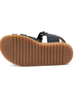 Leren sandalen donkerblauw